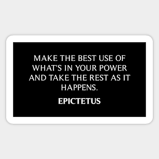 Epictetus Quote Sticker